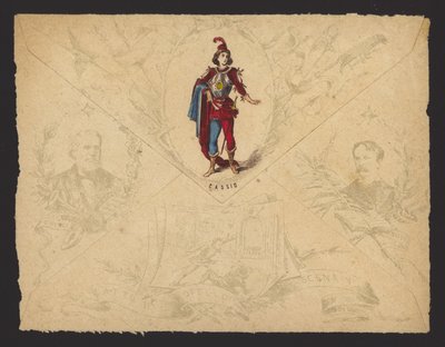 Cassio, z opery Giuseppe Verdiho Otello, založené na hře Williama Shakespeara (barevné lito) od Italian School