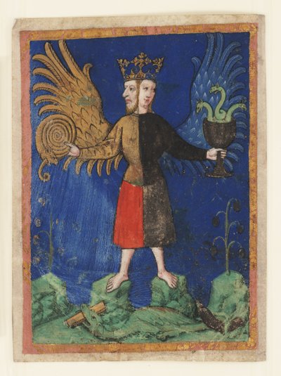 Korunovaný hermafrodit (vellum) od Italian School