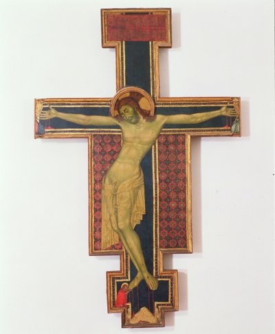 Krucifix (tempera na dřevě) od Italian School