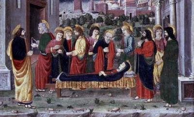 Smrt Panny Marie (oddělení predelly), Veneto, kolem roku 1480 od Italian School