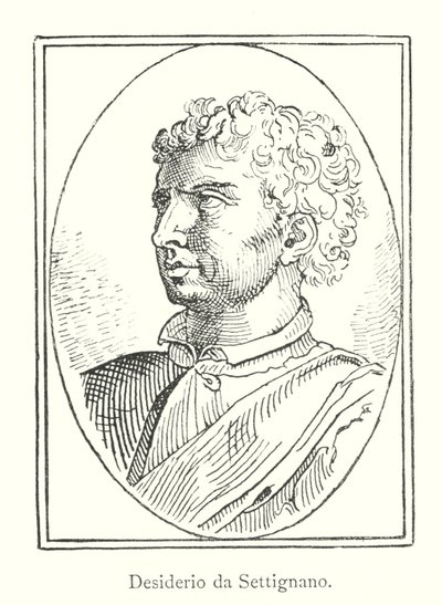 Desiderio da Settignano (rytina) od Italian School