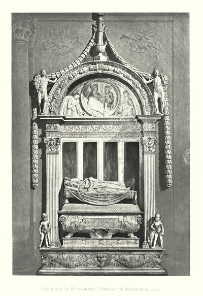 Touha ze Settignana, Tombeau de Marsuppini od Italian School