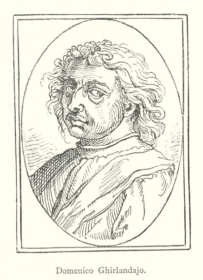 Domenico Ghirlandaio (rytina) od Italian School