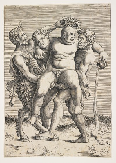 Opilý Silenus od Italian School