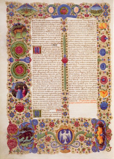 Konec knihy Šalamoun z Bible Borso d