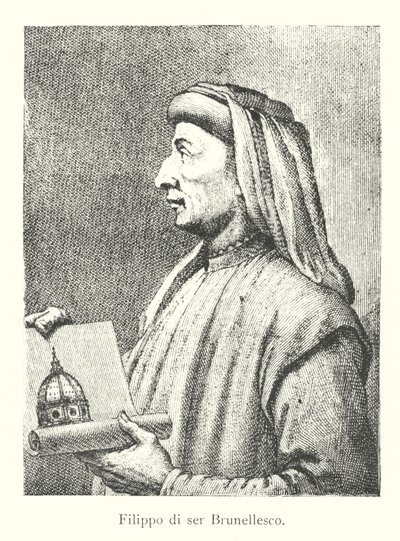 Filippo di ser Brunellesco (rytina) od Italian School