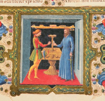 Fol.208r Dopis sv. Pavla Timoteovi, z Bible Borso d