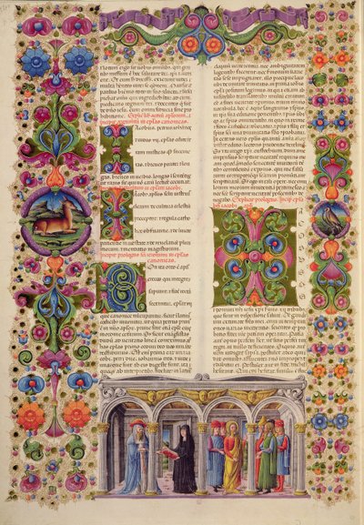 Fol.229 Kniha Jákobova, z Bible Borso d