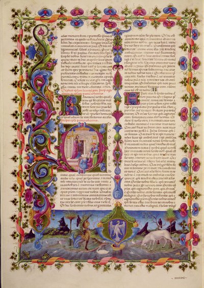 Fol.233v Dopis sv. Jana apoštolům, z Bible Borso d