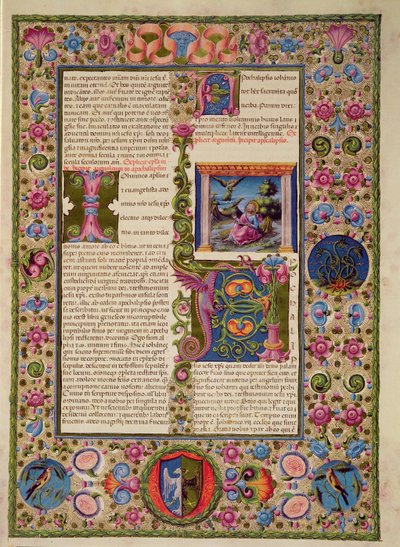 Fol.236r Úvod do Knihy Apokalypsy z Bible Borso d