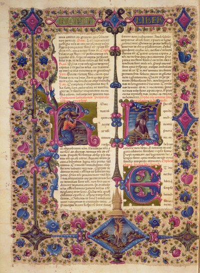 Fol.52v Úvod do Knihy proroka Barucha z Bible Borso d