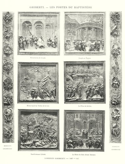 Ghiberti, Les Portes du Baptistere, Lorenzo Ghiberti od Italian School