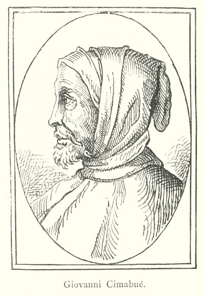 Giovanni Cimabue (rytina) od Italian School