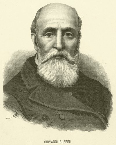 Giovanni Ruffini (rytina) od Italian School