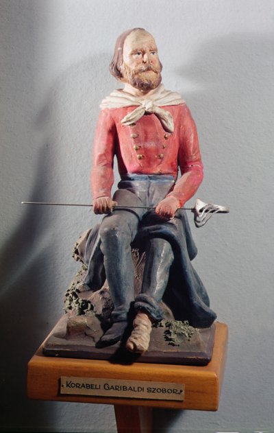 Giuseppe Garibaldi (1807-82), kolem 1860 (malovaná terakota) od Italian School
