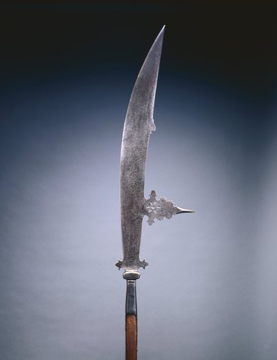 Glaive, Benátky, cca 1600-20 (ocel a dřevo) od Italian School