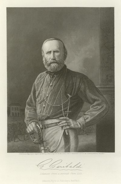 Giuseppe Garibaldi od Italian School