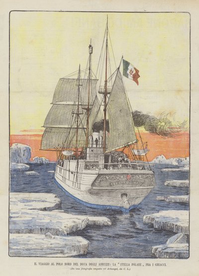Il Viaggio Al Polo Nord Del Duca Degli Abruzzi, La Stella Polare Fra I Ghiacci od Italian School