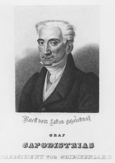 Ioannis Kapodistrias (rytina) od Italian School