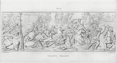 Trajánův sloup, Trajánův sloup (rytina) od Italian School