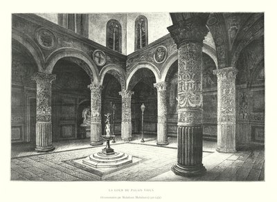 Nádvoří Starého paláce, Ornament Michelozzo Michelozzi od Italian School