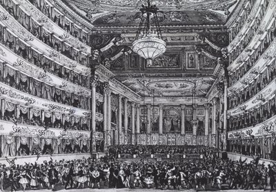 La Scala, Milán od Italian School