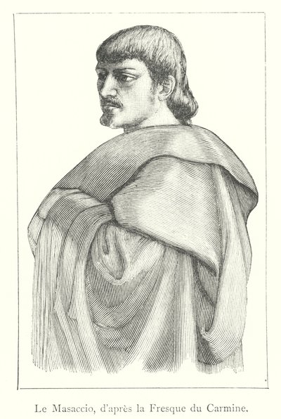 Masaccio, po Carmine Fresco (rytina) od Italian School