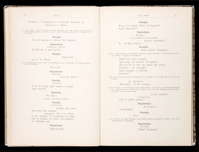 Libreto Tosca Giacomo Puccini, Edition Ricordi, Itálie od Italian School