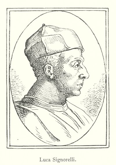 Luca Signorelli (rytina) od Italian School