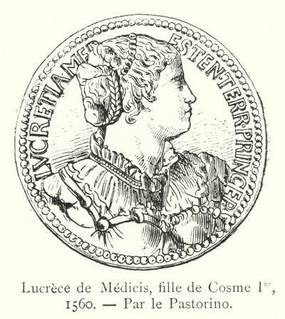 Lucrece de Medici, dcera Cosme Jer od Italian School