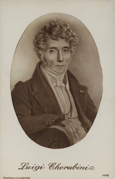 Luigi Cherubini , italský skladatel (1760-1842) od Italian School