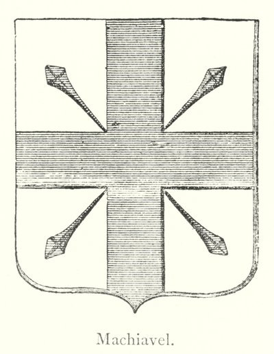 Machiavel (rytina) od Italian School