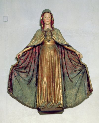Madonna of Mercy (lakované dřevo) od Italian School