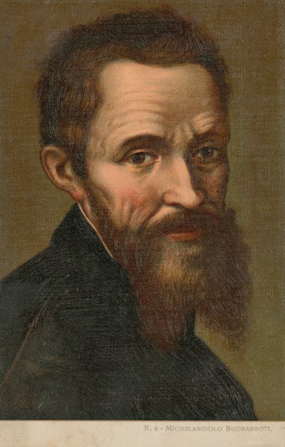 Michelangelo, italský malíř (chromolit) od Italian School