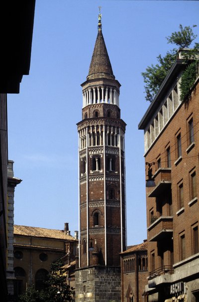 Milán: zvonice San Gottardo. od Italian School