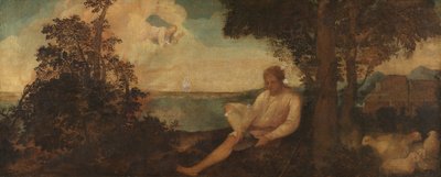 Mojžíš a hořící keř, kolem 1500-30 od Italian School