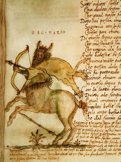 Paní Ital 483 P.4.7 f.157v Sagittarius, z 