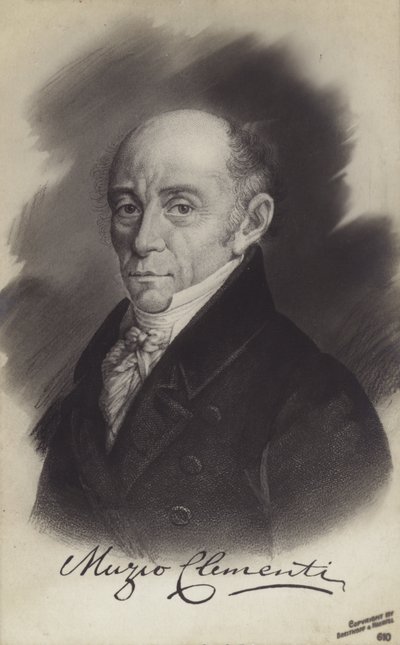 Murzo Clementi , italský skladatel, pianista, dirigent, hudební vydavatel a výrobce pian (1752-1832) od Italian School