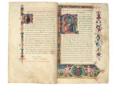 PSEUDO-ARISTOTLE, Secreta secretorum; "MARDOCHEUS IUDEUS", Epistola ad Alexandrum de cognitione veri dei; ADAM DE MONTALDO (fl. cca 1450-1495), Divinitus prolata iudicia sive premonita; Quedam alia summatim posita iudicia, Řím, cca 1490 (tuš a barva na vel od Italian School