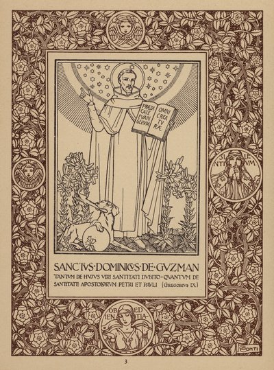 Stránka z prospektu hotelu San Domenico Palace, Taormina (litografie) od Italian School