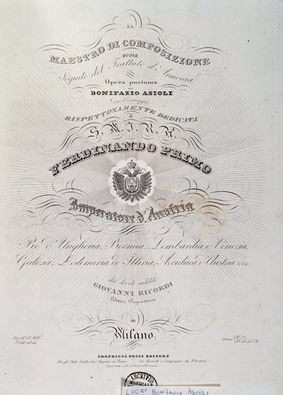 Stránka převzata z Harmony Treaty od Bonifazia Asioliho od Italian School