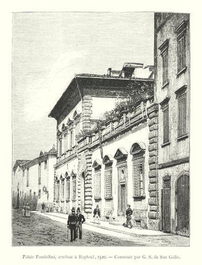 Palác Pandolfini, připisovaný Raphaelovi od Italian School