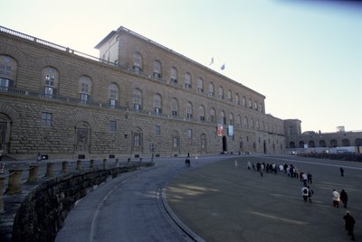 Palazzo Pitti, zahájen kolem roku 1457 od Italian School