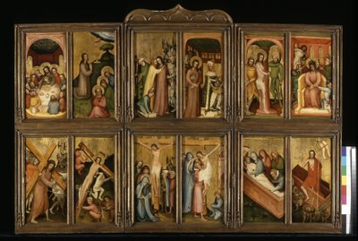 Passion Of Christ, cca 1400 (tempera a zlato na dřevě) od Italian School