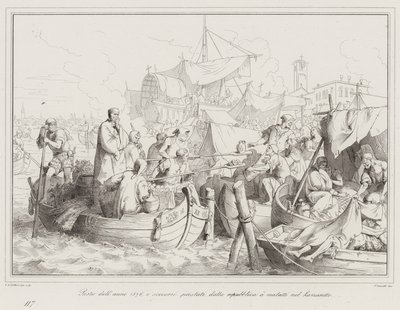 Mor roku 1576 a pomoc poskytovaná republikou nemocným v Lazzaretu od Italian School