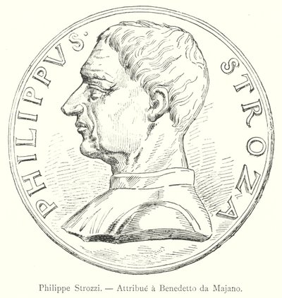 Philippe Strozzi, Atribute to Benedetto da Majano (rytina) od Italian School