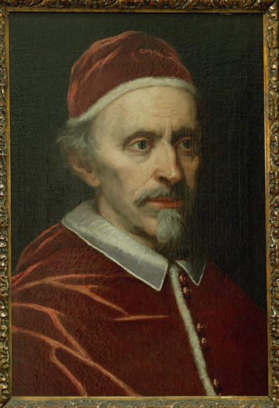 Papež Inocenc XI, papež 1676- 1689 ... (olej na plátně) od Italian School