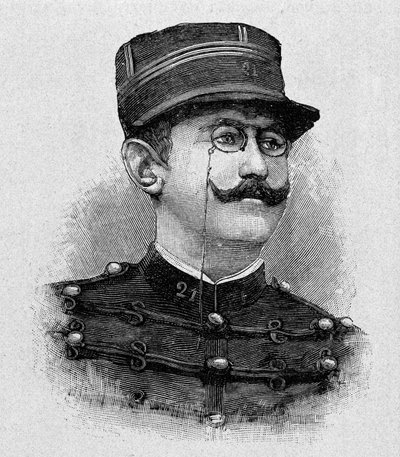 Portrét Alfreda Dreyfuse (1859 - 1935) (rytina) od Italian School