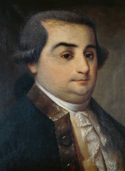 Portrét Cesare Beccaria (1738-1794), italský právník, filozof a politik, malba od neznámého lombardského umělce od Italian School