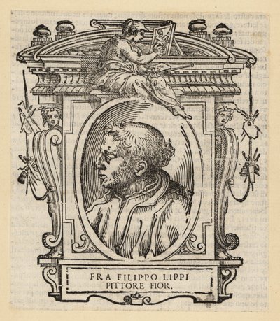Portrét Filippa Lippiho, italského malíře z Florencie z Quattrocenta (15. století), cca 1406-1469 od Italian School